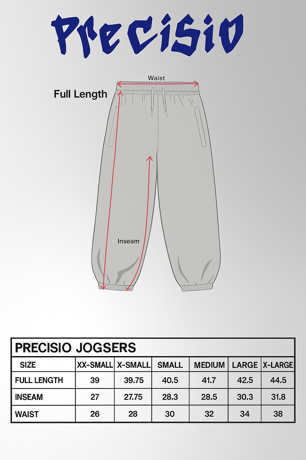 Precisio joggers (preorder)